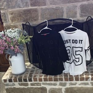 Nike 3/4 sleeve shirts